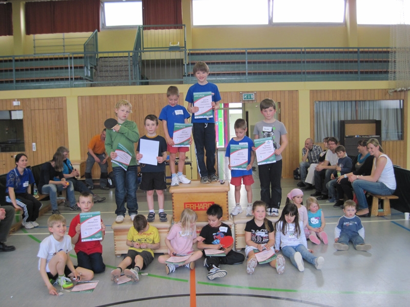 Sie gehörten zu den Gewinnern bei den Minis in Ettlngenweier, letztlich war aber jeder Gewinner, der teilnahm
